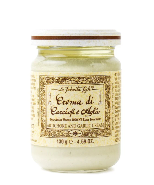 Kronärtkockskräm med vitlök 130g