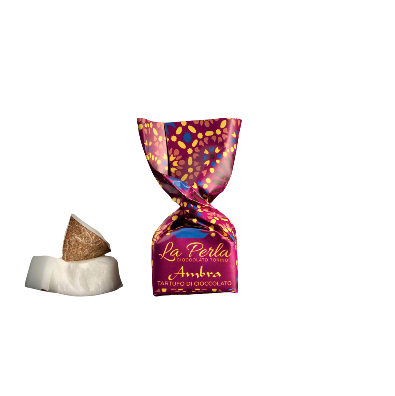 La Perla Dadlar/Mandel/Kokos Chokladtryffel 2st
