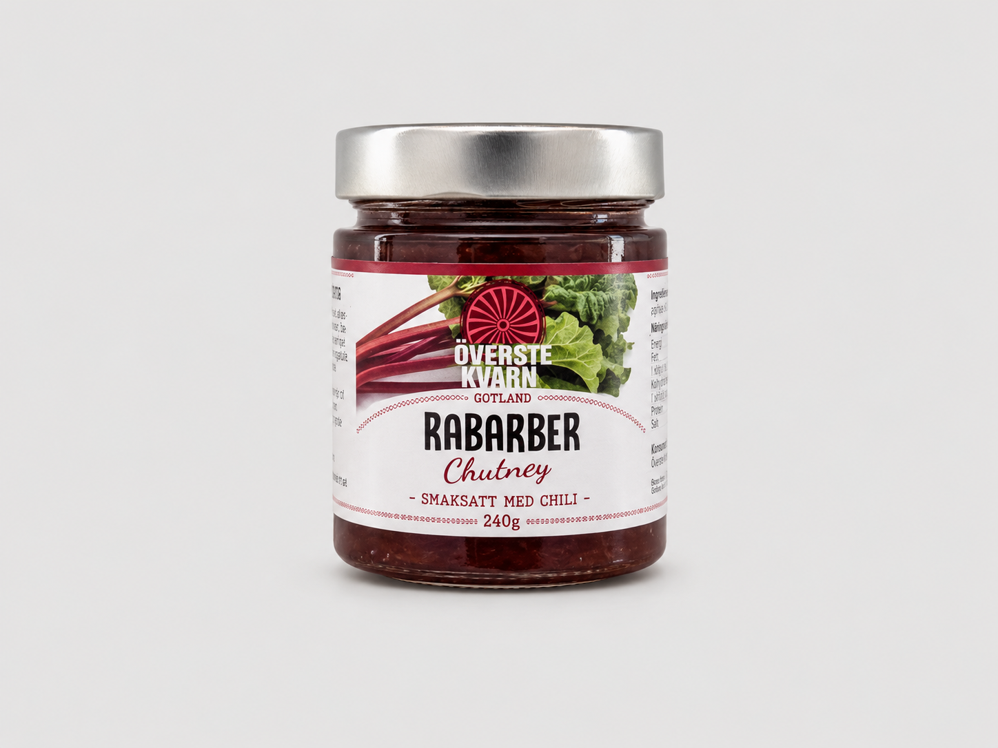 Rabarber Chutney Överstekvarn 240g