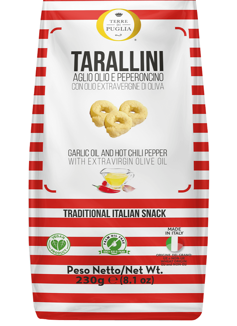 Tarallini Vitlök & Chili 230g